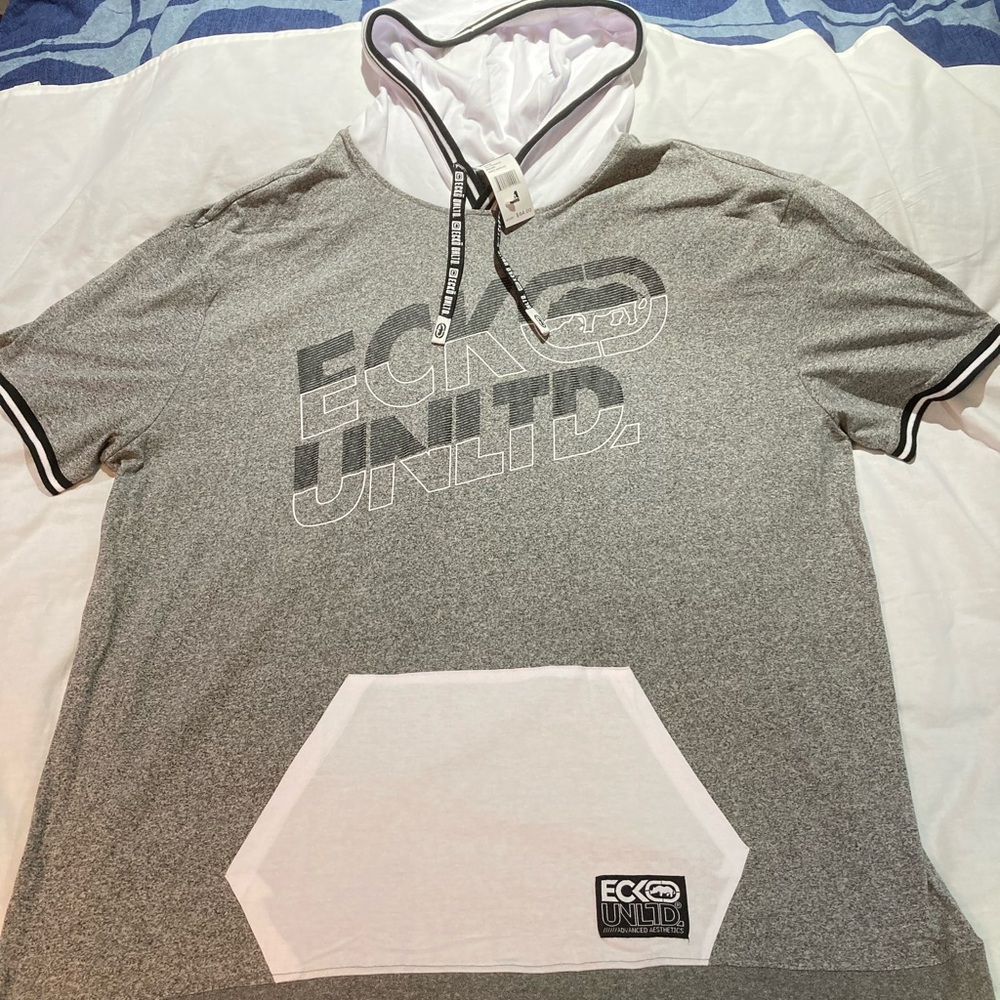 Ecko Unltd Short sleeve hoodie, size 5X, NWT! $64.00!